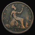 1875 Victoria Penny — photo from another recent sale