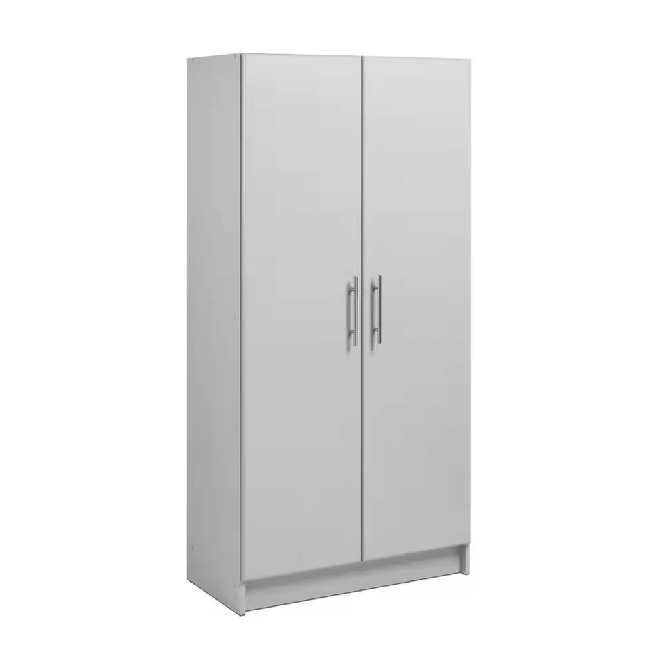 Wood Freestanding Garage Cabinet in Light Gray (32 In. W X 65 In. H X 16 In. D) - Image 2 of 4