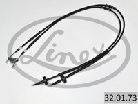Linex Bremsseil Seilzug Feststellbremse 32.01.73 FüR Opel Zafira T98 16V F75 CNG