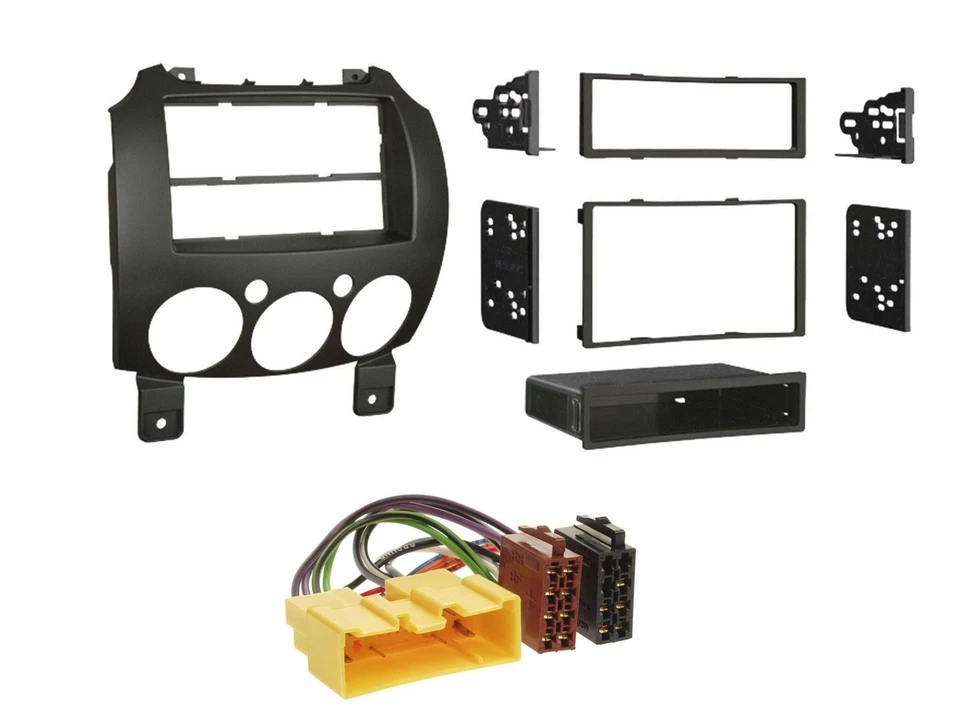 JVC MP3 USB 2DIN DAB Bluetooth CD Autoradio für Mazda 2 (ab 2007) - Bild 3 von 4