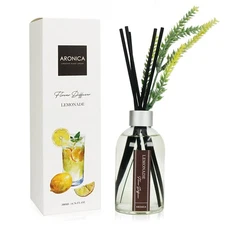 Lemon Scented Air Freshener, Reed Diffuser Scent for Apartment, Lemon Infussd...