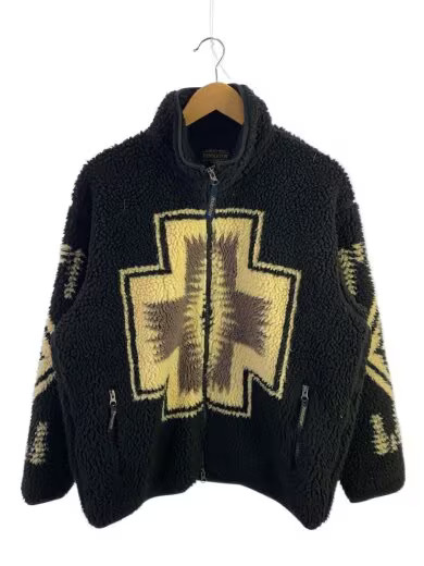 PENDLETON/Fleece Jacket/M/Polyester/Black/Interio… - image 1