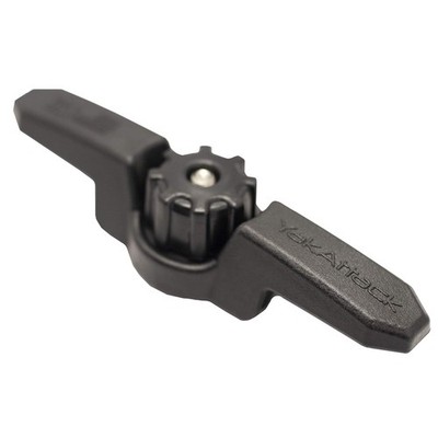 YakAttack GT Cleat XL   Track Mount Line Cleat for 1/2'' Rope | Fits GearTr