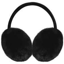 Ear Muffs Winter Women Girls Adjustable Faux Fur Warmers Comfy Cute Fuzzy