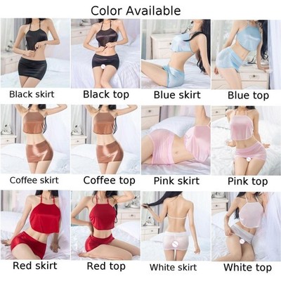 Bequem Unterwäsche G-String Glänzend Hoch Hochfahren Knapp Satin -Halfter