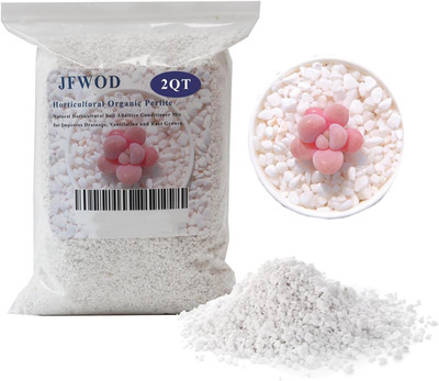 2 Quart Organic Perlite Soil Amendment Horticultural Plant Root Growth Drainage