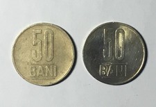 Lot 2 Coin Romania 50 bani 2014 2021