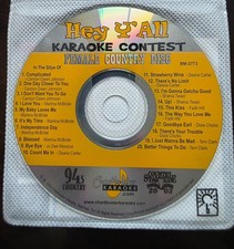 HEY YALL COUNTRY CHARTBUSTER KARAOKE CDG LOT FL GA