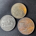 Colorized State Quarters 25C P/D Business Strike Lot: 2000 SC, 2000 VA, 2005 MN — photo 1