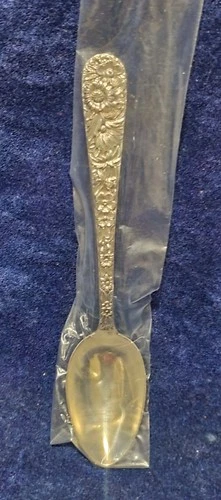 REPOUSSE 5 7/8" TEASPOON Kirk & Stieff Sterling  reconditioned