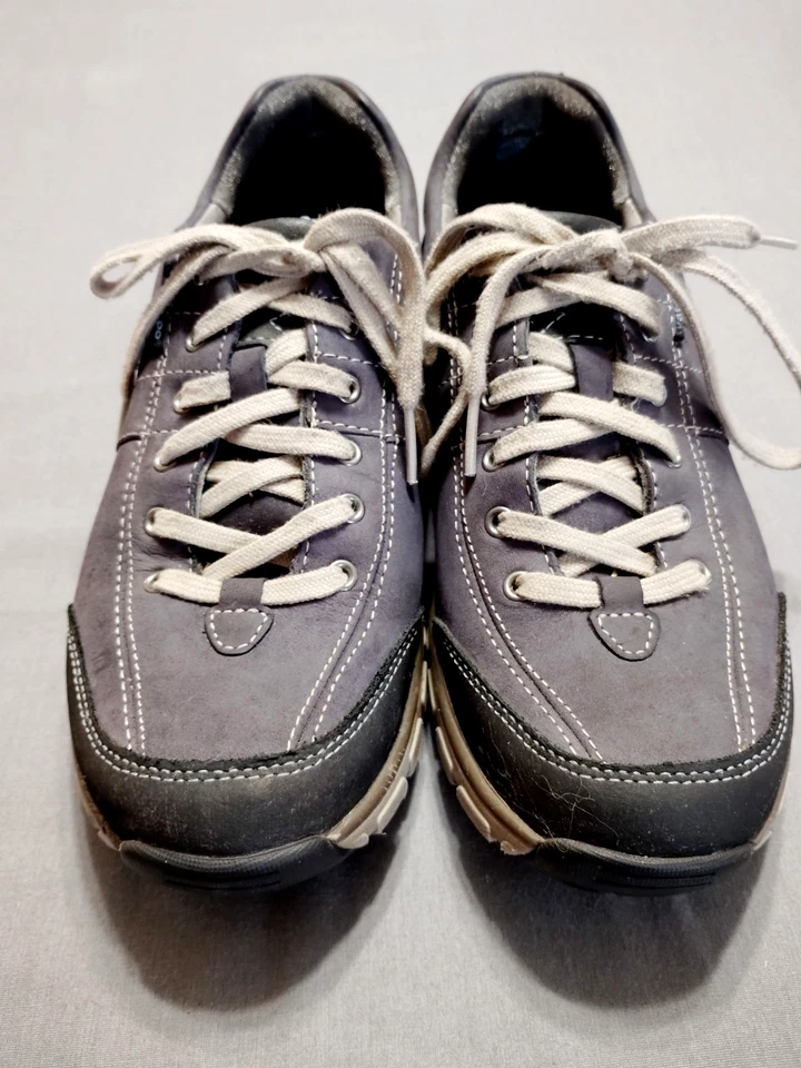 Clarks Women Wave Walk Shoes BLUE Low Top Lace Up Leather Waterproof Athletic 8M - Image 2 of 4