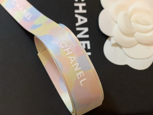 2 Yards of Chanel Limited Edition Oriol &Fontanel Ribbon Multicolor w/White Logo - Picture 5 of 12