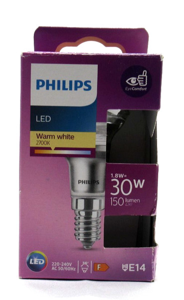 Philips Led-Leuchtmittel Spot R39 E14 1,8W Warmweiß Leuchtmittel 773755-image