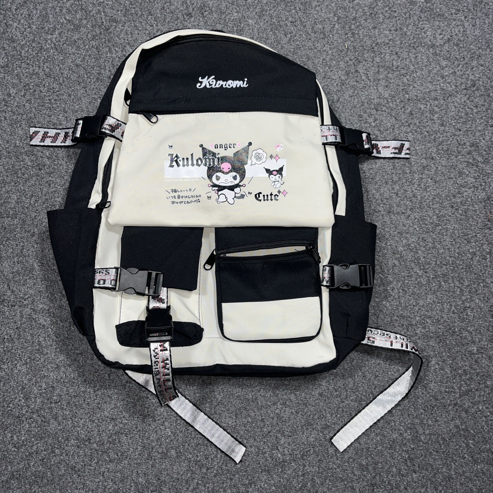 Anime Kuromi Backpacks Aestethic Bag Student Campus Backpack Gifts