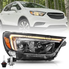 For 2017-2022 Buick Encore Headlight Assembly Headlamp Passenger Side w/ LED DRL