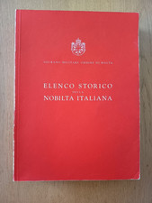 Elenco Storico della Nobiltà Italiana - Sovrano Militare Ordine di Malta