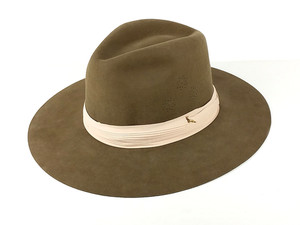 Stetson Gable Fedora Hat Safari Khaki Canvas Cotton Leather Band Vented Stetson Safari Hat | eBay main image 2
