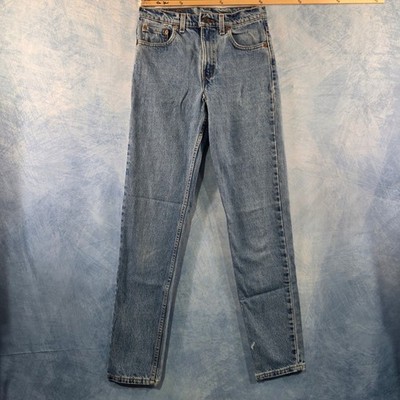 Levis 512 Slim Fit Tapered Leg Jeans Made in USA In 1996 Mens 29x34 Vintage