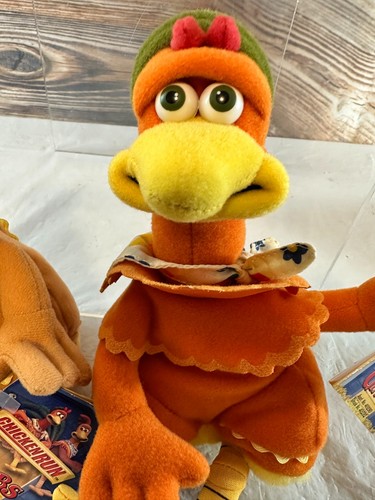 Vintage 2000 Dreamworks Playmates Chicken Run Babe Ginger Plush Toys Figures - Picture 3 of 11