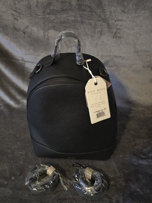 Pixie Mood Vegan leather backpack Pixie Mood Mini Kim Wine Fold Over Zip Closure Recycled  main image 3