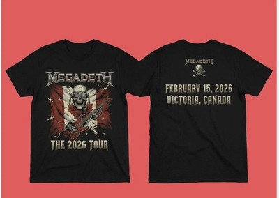 Megadeth 2026 Tour Canada T-Shirt