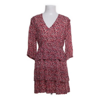 Ba&sh, Kleid, Größe: S, Pink/Rot/Mehrfarbig, Viskose, Blumen, Damen #6Cz