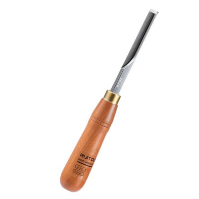 Corner Chisel 10inch Steel Blade Beech Handle 90° Mortise Precision Wood Tool