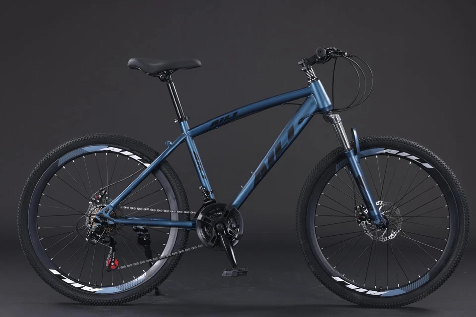 Aili Mountain Bike MTB, For Adults 21 Gear 24” Frame All Terrain Bicycle - NEW - Image 3 of 4
