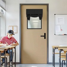 Blackout Door Curtains - Room Darkening French Door Curtains for Small Windows,