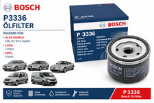 Ölfilter, Alfa Romeo 156, GT, GTV, Spider, Lada Largus, Opel Vivaro, BOSCH P3336