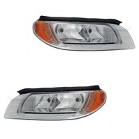 Scheinwerfer Set Links & Rechts Chrom H7/H9 FüR Volvo XC70 II V70 III BW 135 S80