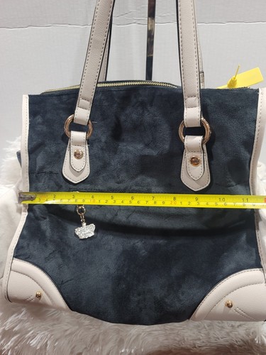 Juicy Couture Dreamy Juicy Tote W/ Bows Liquorice/Crystal Crown New Exclusive - Picture 10 of 11