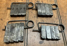 4 Sets of Pipe Threader Die Teeth 1 - 1 1/2 - 2 - 1 1/2