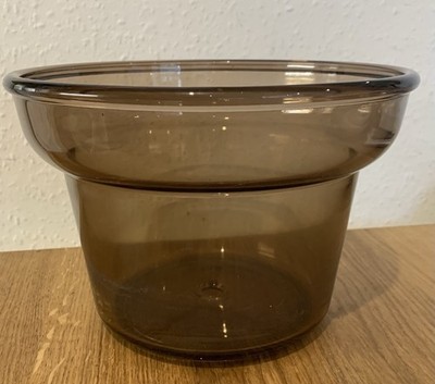 SELTEN Vintage Corning Ware USA Glas Helfer Topf Smokie Bernstein PH9P 9x6'' Sehr guter Zustand
