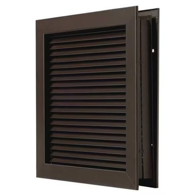Guard Louver, Dk Bronze,12x12 L-700-RXDKB-12x12  Guard L-700-RXDKB-12x12 Steel