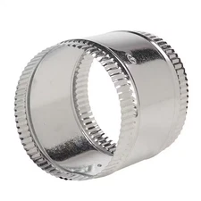 6 in. HVAC Flexible Duct Splice Collar Connector Sheet Metal Fitting