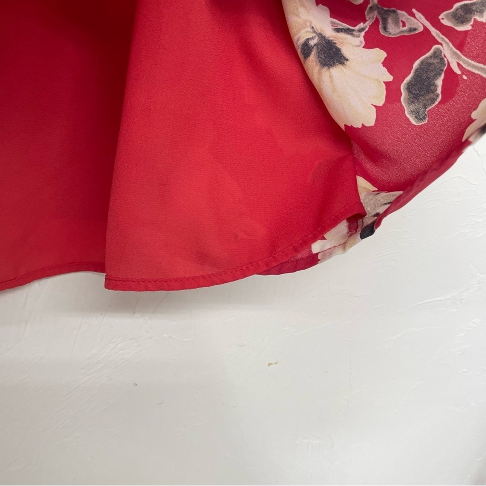 Skies Are Blue Urban Outfitters Pink Floral Bell Sleeve Blouse Womens 1X Shirt