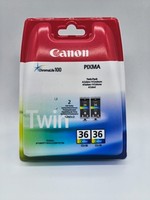 Original Canon CLI-36 Color Tintenpatronen - 1511B018 - Pixma Ip 110 Doppelpack
