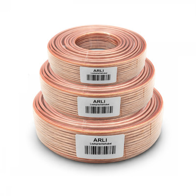 Lautsprecherkabel Boxenkabel CCA Kupfer 2 x 1,5 2 x 2,5 4 mm² 25 50 100 m ARLI