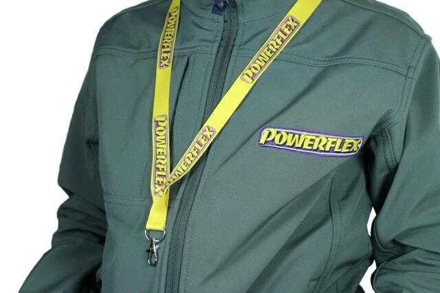 Powerflex arbustos cordão ventiladores mostra chaves de acampamento identificação passe crachá alça presente - Imagem 2 de 2