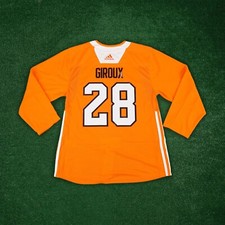 Claude Giroux Philadelphia Flyers NHL Adidas Orange Men's Authentic  Jersey