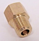 BRASS ADAPTER 1/8" NPT FEMALE X 1/8" BSPP MALE NEW