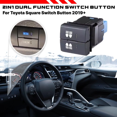 Port Socket/Single/Dual Function Dashboard Switch Button w Harness For Toyota - Picture 92 of 110
