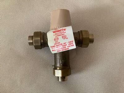 Watts LFMMVM1-UT 1/2'' Lead Free Thermostatic Mixing Valve with Threaded Ends