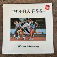Madness ‎– 'Keep Moving' LP Album 1984 USA Geffen Pop Rock Ska SEALED Punk 12” x