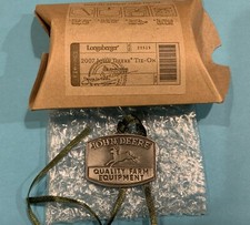 Longaberger 2007 John Deere Pewter Tie-On-NEW!!!