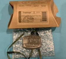 Longaberger 2007 John Deere Pewter Tie-On-NEW!!!