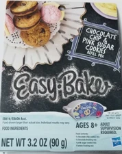 Easy-Bake Ultimate Oven Chocolate Chip & Pink Sugar Cookie Refill Mix New