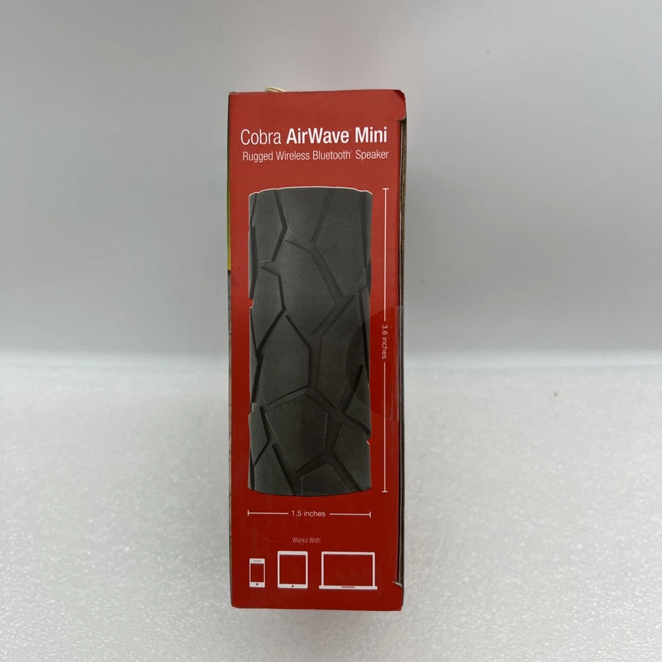 Altavoz Bluetooth Inalámbrico Resistente Cobra CWA BT300 AirWave Mini ¡Nuevo! Foto 3 de 4