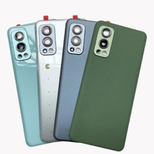 For OnePlus Nord 2 5G Back Door Rear Glass Battery Cover Replacement Camera Lens